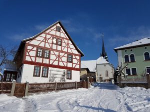 Pfarrhaus im Winter