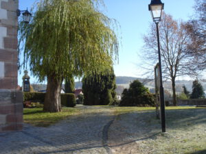 Blick auf den alten Friedhof