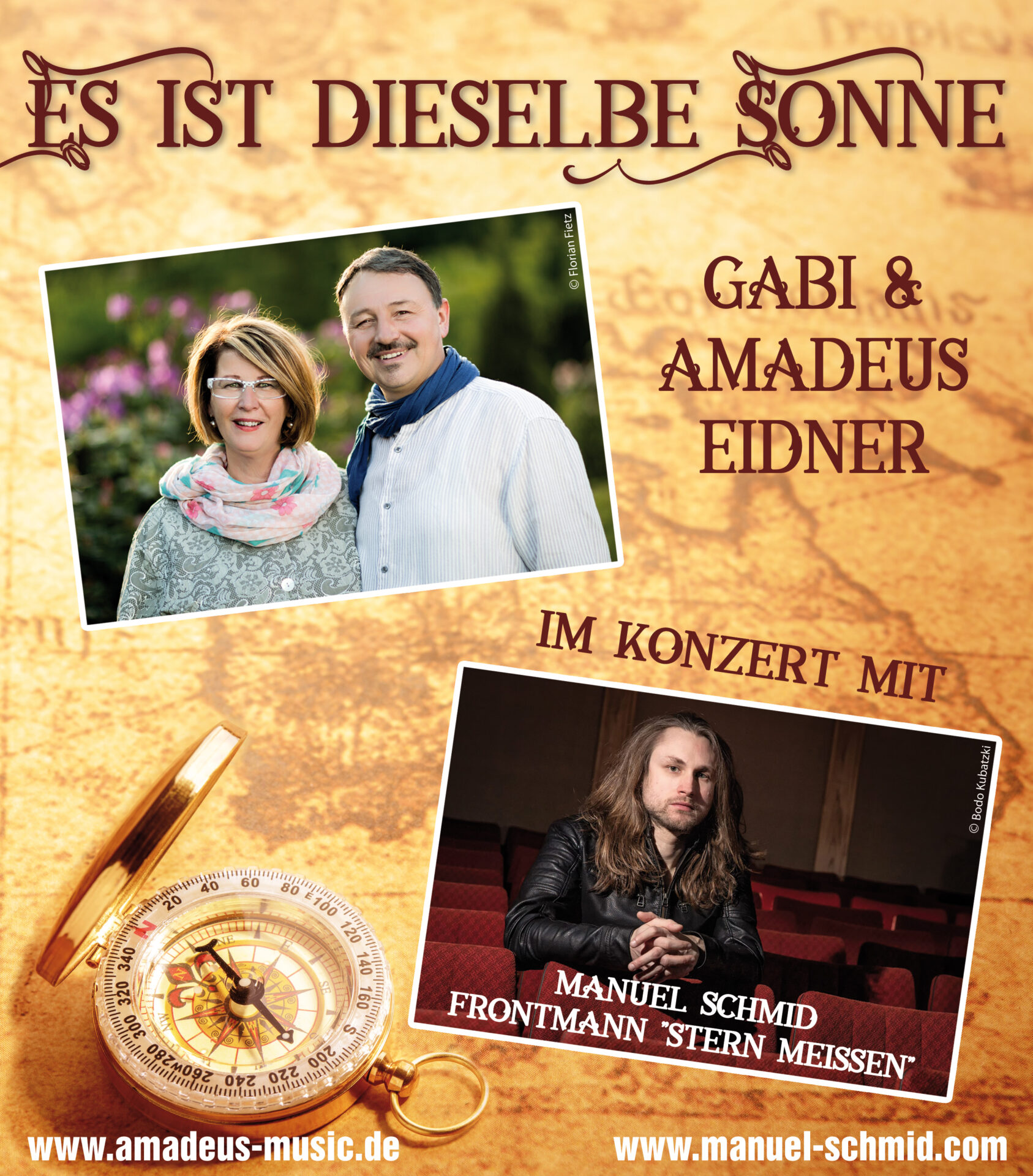 Plakat des Liedermacherensembles Eidner & Schmid