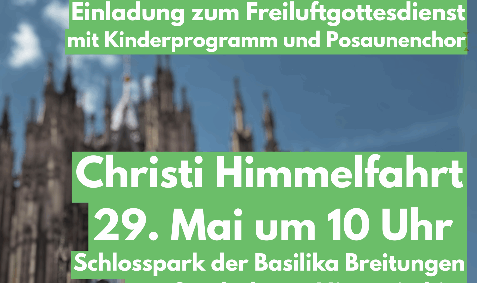 Gottesdienst zu Christi Himmelfahrt im Werratal