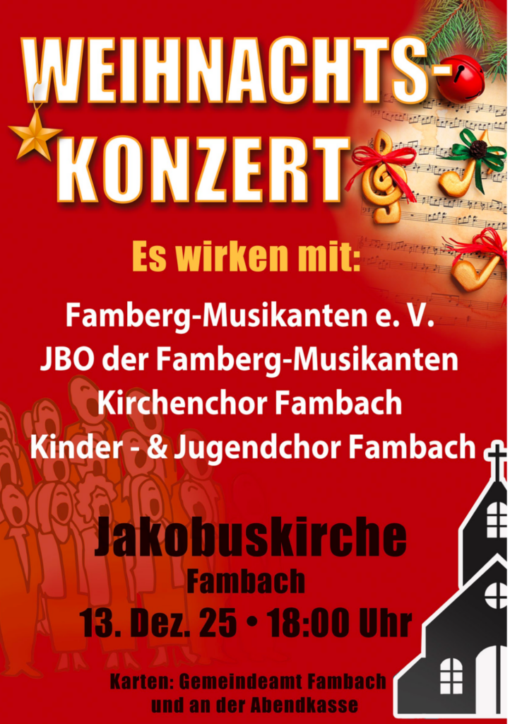 Weihnachtskonzert am 13.12.2025